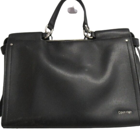 Calvin Klein Callie leather medium tote - Picture 1 of 7
